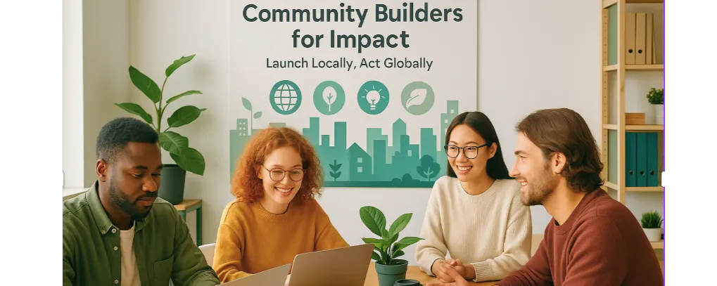 Community Builders for Impact: Launch Locally, Act Globally (with AI Support)